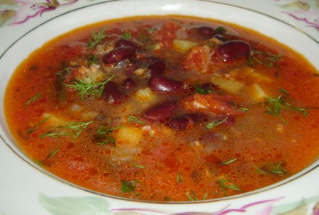 Суп из красной фасоли, суп из кур с орехами, хаши, суп из сыра